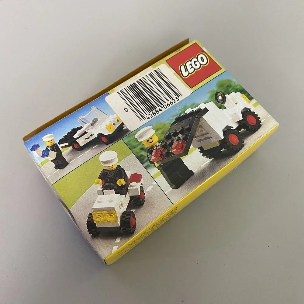 Vintage LEGO 6623 Police Car 1983 Classic LEGOLAND Town System series Sealed NOS